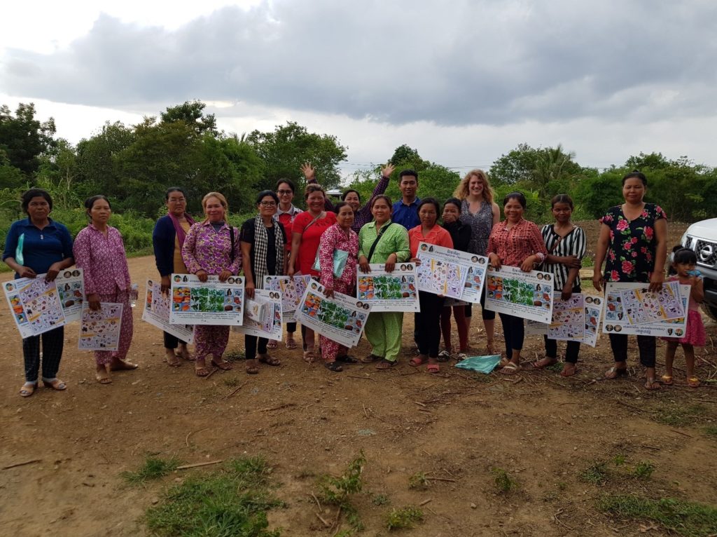 Female focal persons who were capacitated by GIZ staff to be nutrition trainers  